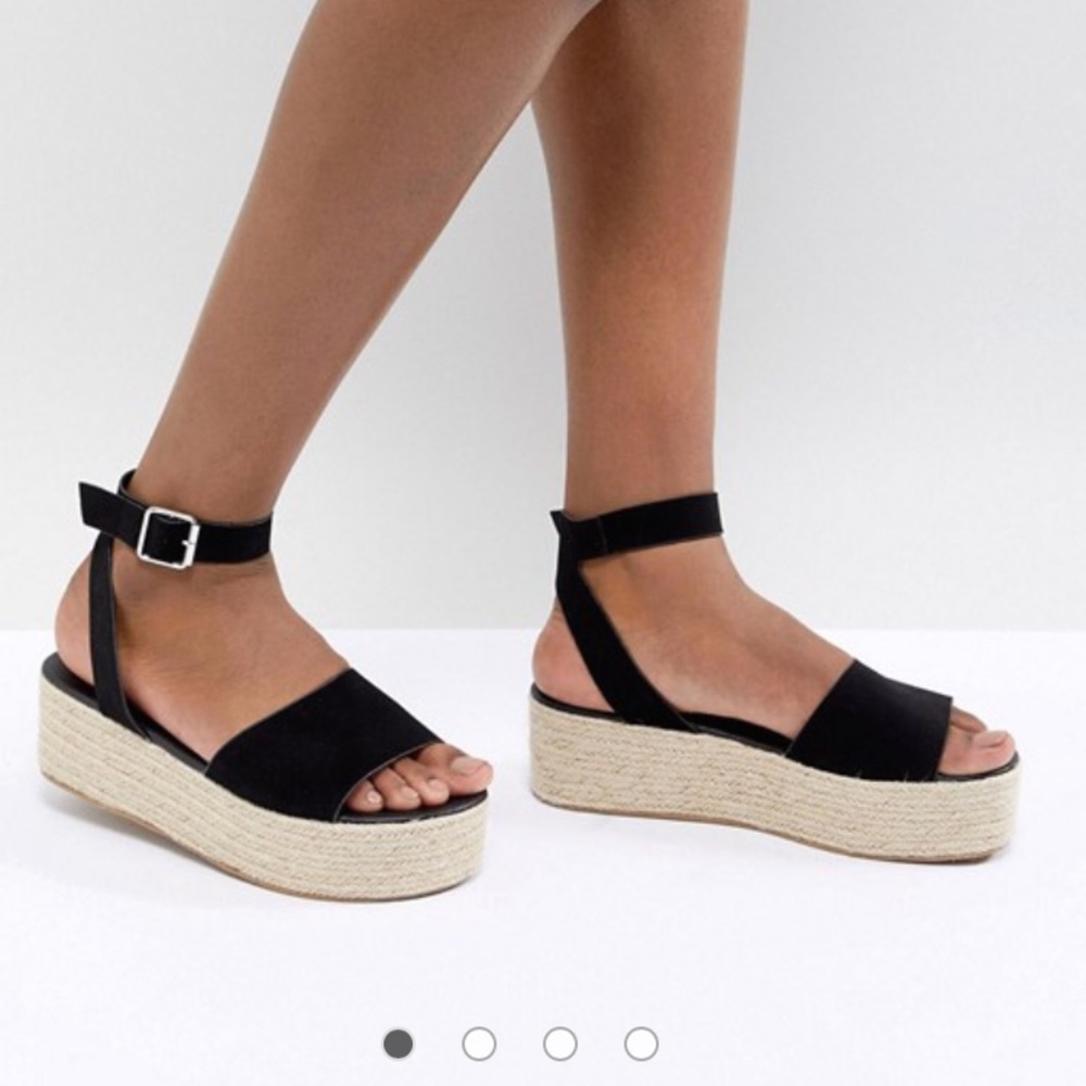 ASOS platform espadrille sandals